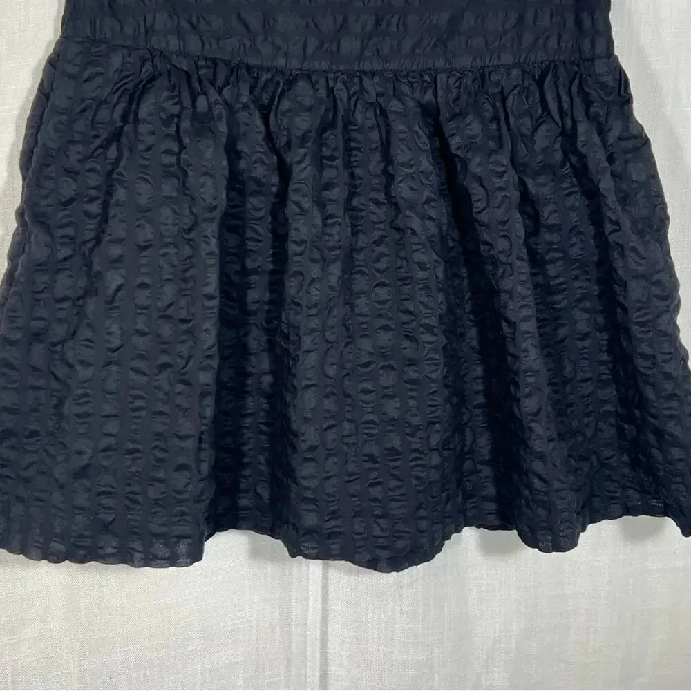Calvin Klein Cotton Ruffle Mini Skirt - Picture 3 of 5